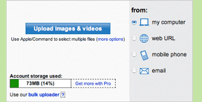 Upload Images and Video